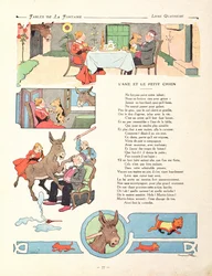 El Burro y el Perro Pequeño, de las 